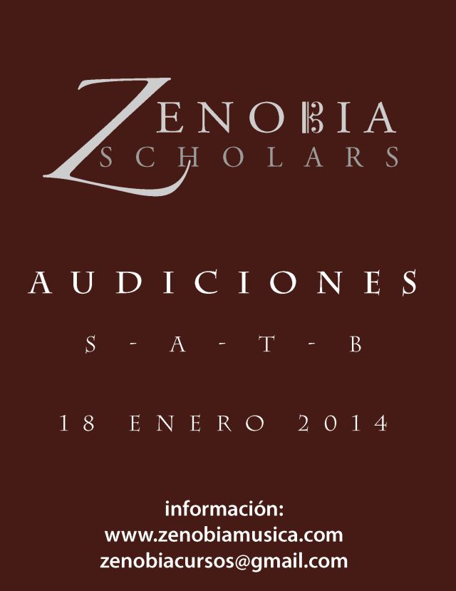 Scholars audiciones 2014